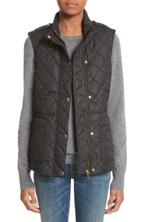 burberry quilted vest|Burberry vest quilted navy.